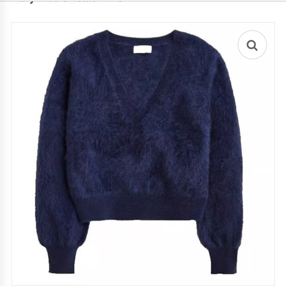 J. Crew Brushed Cashmere V-Neck XS NWT